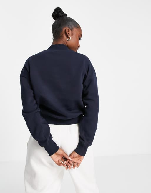 Champion cowl neck sweatshirt in navy new arrivals