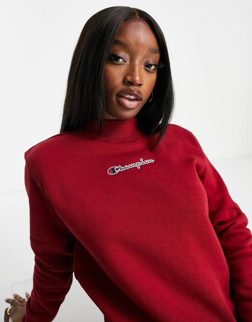 Champion logo cheap sweatshirt womens