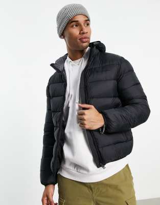 Champion sideline black hotsell puffer jacket