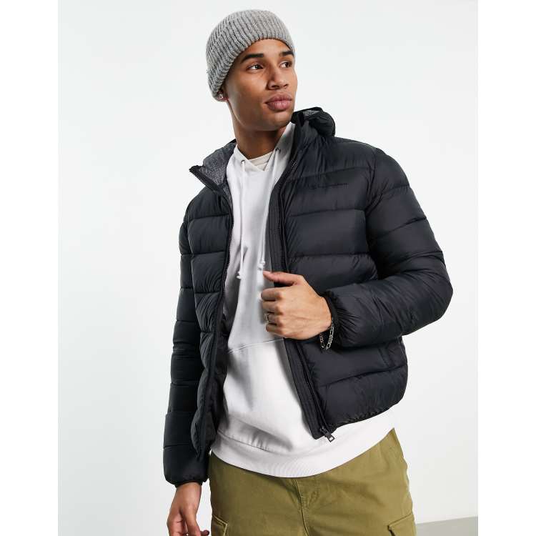 Champion sweater fleece 2024 mens puffer jacket top