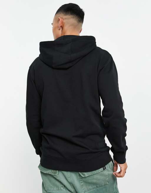 Black and white small online logo hoodie by champio