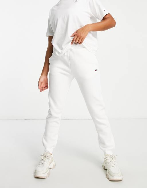 Champion white joggers hotsell