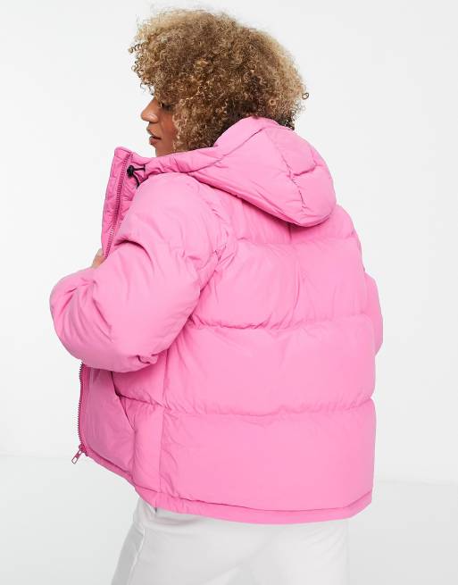 Pink champion bubble coat online