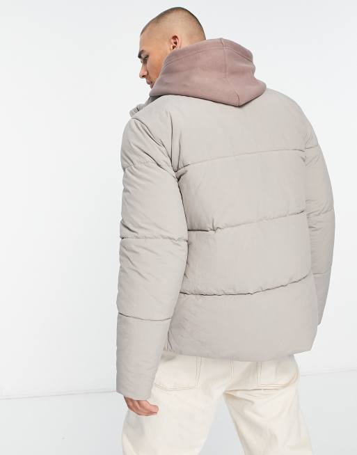 Silver champion hot sale puffer jacket