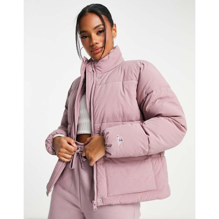 Metallic champion puffer coat online