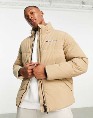 Champion windbreaker mens store brown