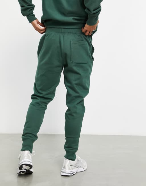 Champion small logo sweatpants in green