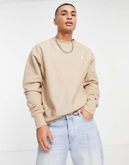 Champion crewneck beige new arrivals