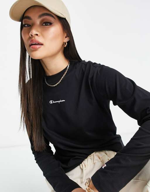 Champion small logo crewneck hotsell