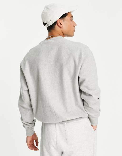 Champion small logo sweatshirt in | gray ASOS