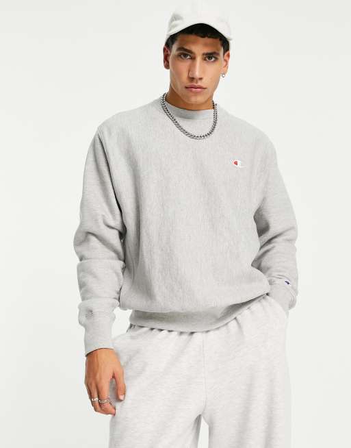 Champion small logo gray sweatshirt in | ASOS