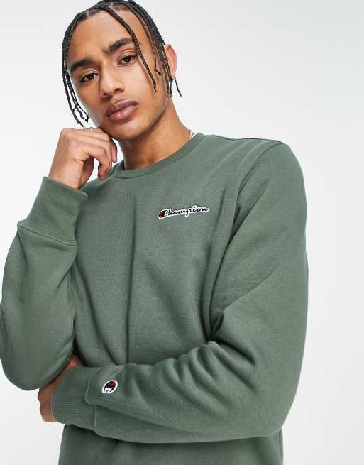 Champion sweatshirt khaki sale