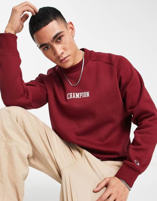 Champion sweatshirt mini logo sale