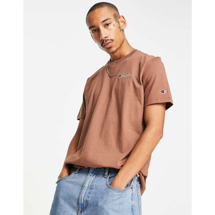 Champion t store shirt brown