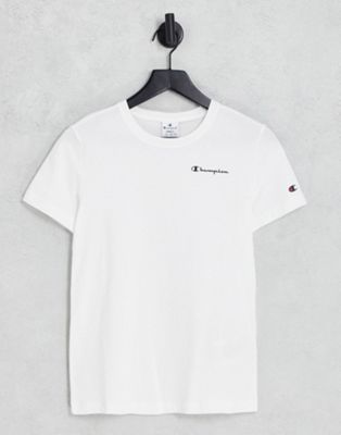 Champion small logo t-shirt in white