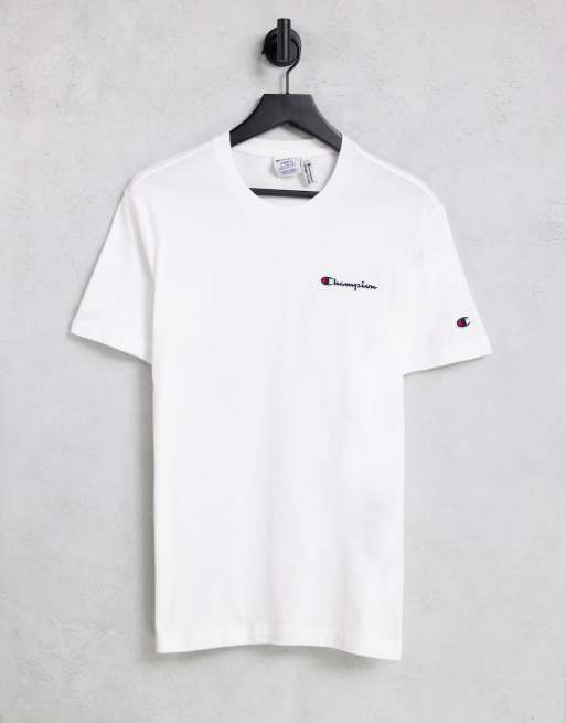 Champion plain hot sale white tee