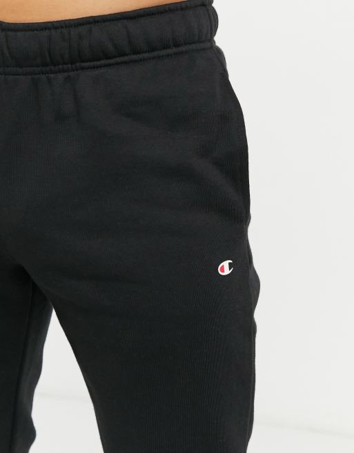 Black champion 2025 track pants