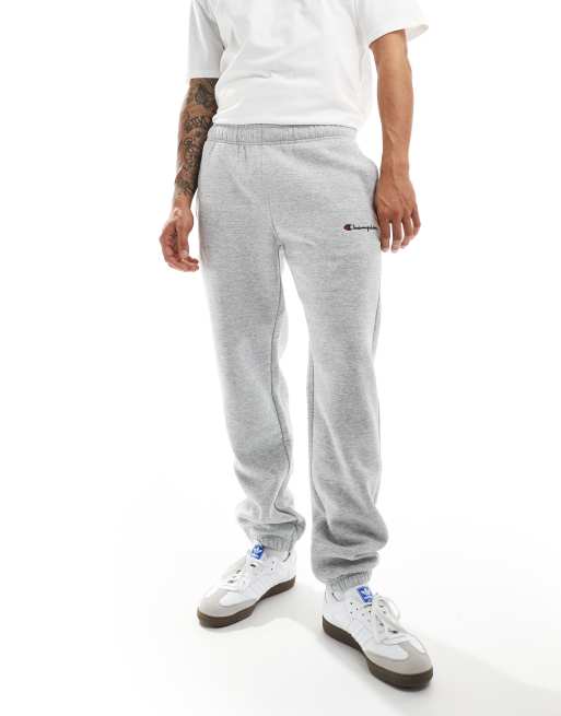 Champion small logo trackies in grey ASOS