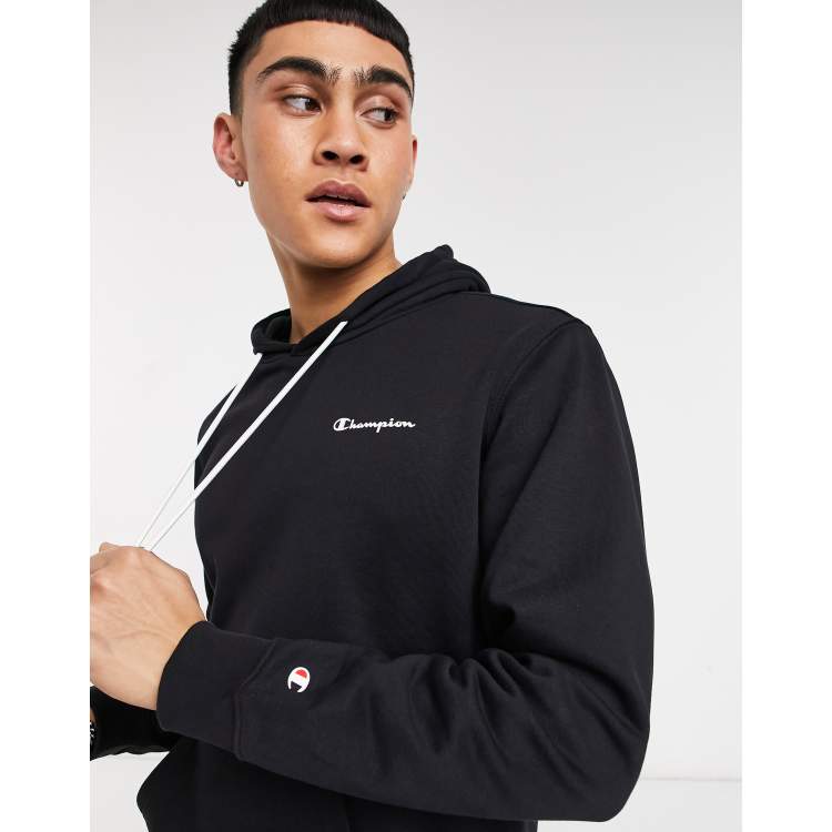 Champion hoodie small script logo sale