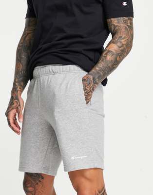 grey sweat shorts champion