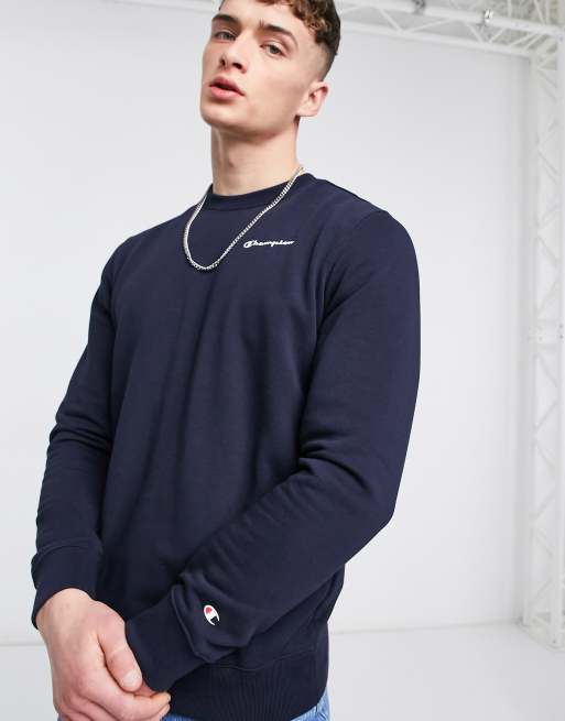 Champion deals navy sweatshirt