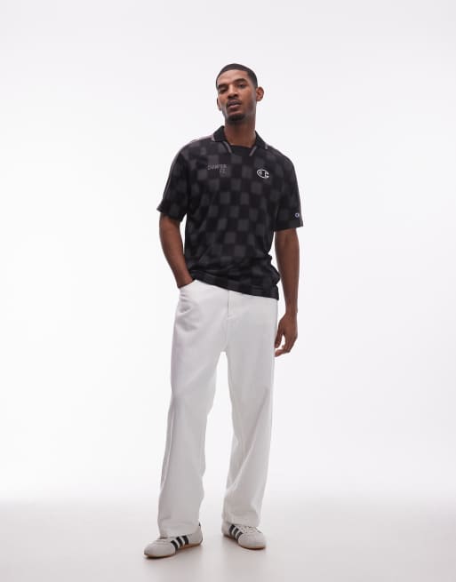 Champion soccer polo in black, 2 of 5