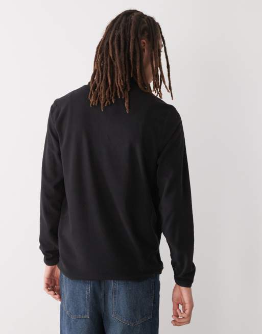 Champion - Sort fleece med halv lynlås, 4 af 4