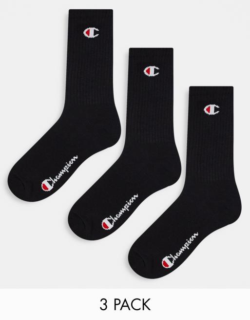 Champion – Svarta träningsstrumpor, 3-pack