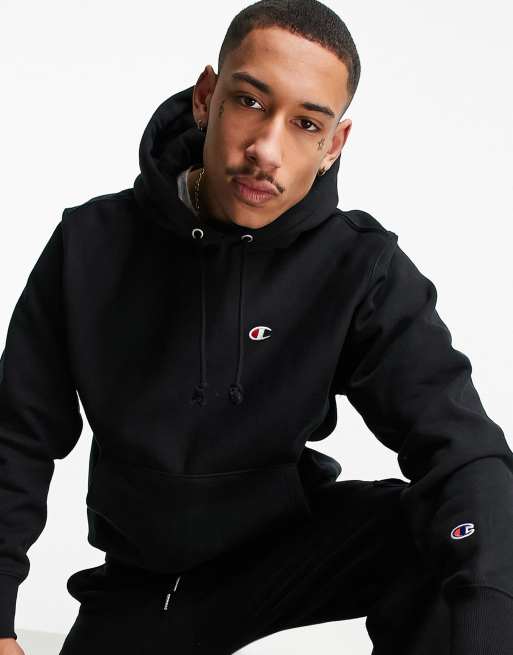 Champion Sweat capuche petit logo Noir