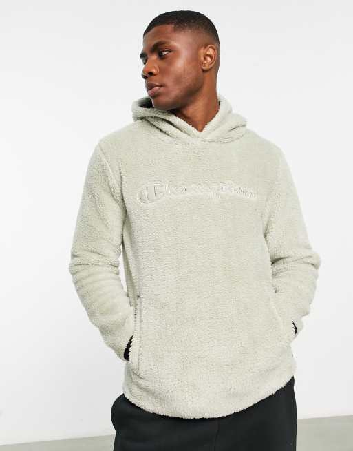 Champion Sweat capuche en polaire grand logo Fauve ASOS