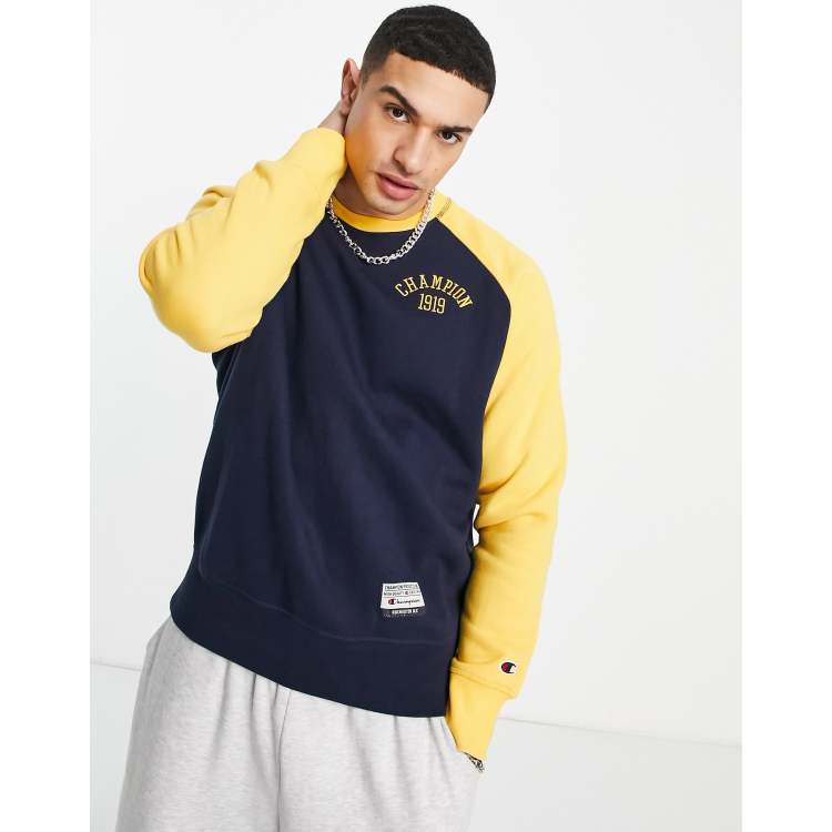 Champion sweat jaune new arrivals