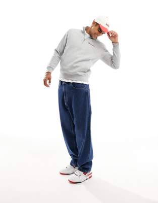 Champion - Sweat-shirt à demi-fermeture éclair - Gris | ASOS