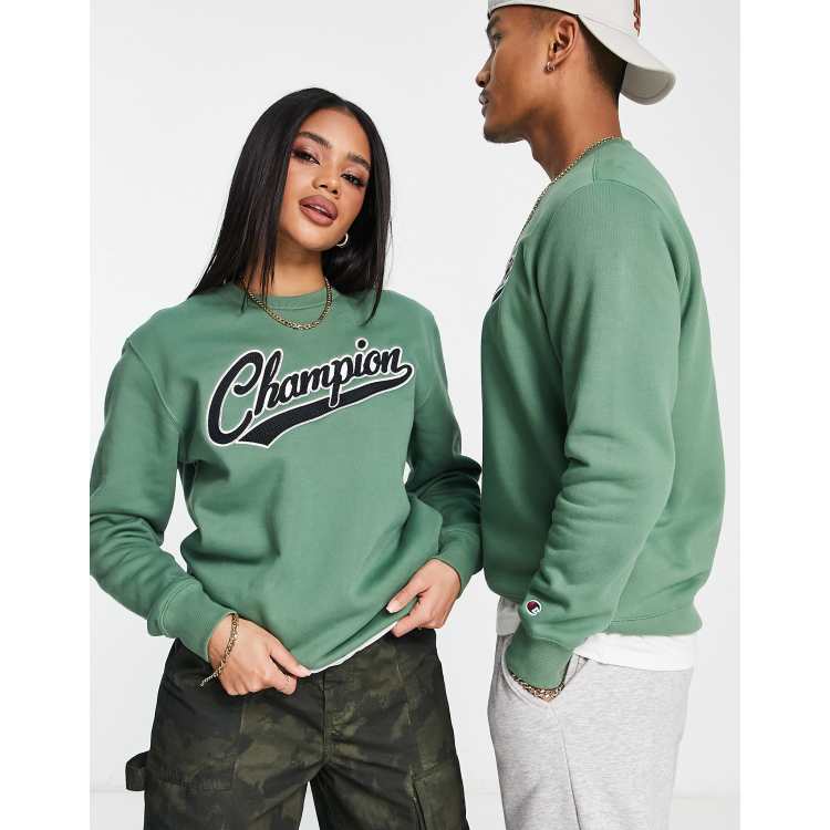 Sweat champion vert femme clearance