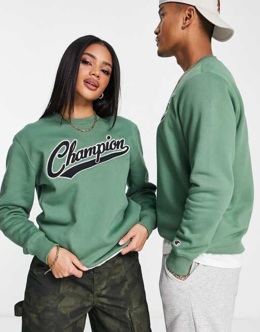 Sweat champion vert hot sale