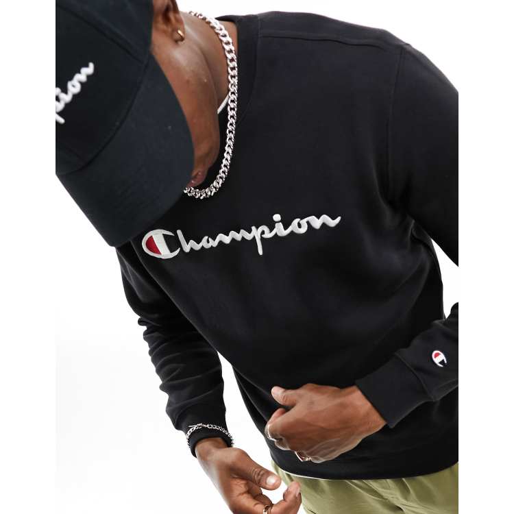 Champion sweater shop zwart wit