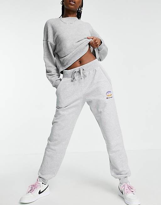 Champion sweatpants with logo in gray | ASOS