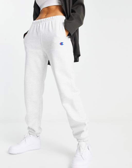 Champion sweatpants with logo in tan ASOS