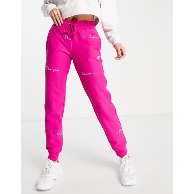 Pink champion sale jogging suits