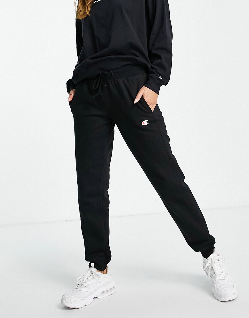 Champion Sweatpants With Small Logo In Black