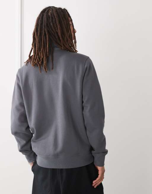 Champion – Sweatshirt in Grau mit Halbreißverschluss, 4 von 4