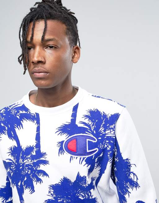 Champion palm store tree sweatshirt