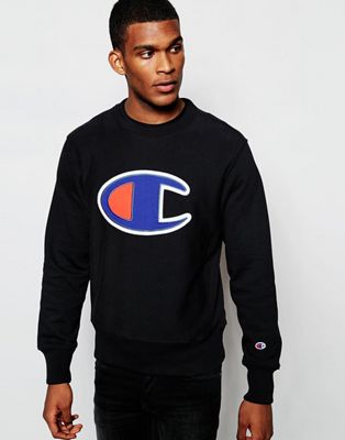 Champion Sweatshirt With Big C Logo | ASOS