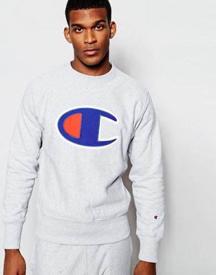 champion sweatshirt with big c logo