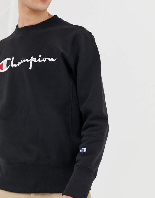 Champion 3 logo sweatshirt best sale