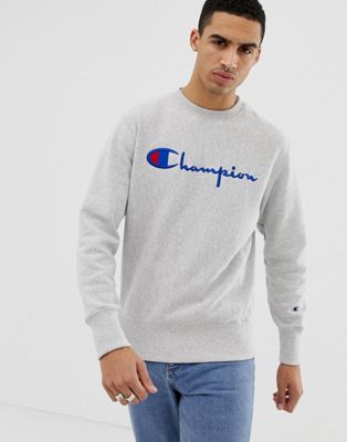 Champion Sweatshirt With Large Logo In 