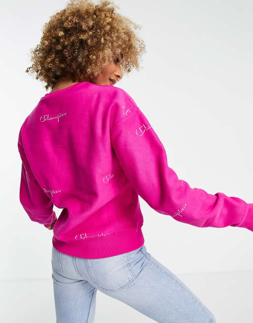 Hot pink champion jumper new arrivals