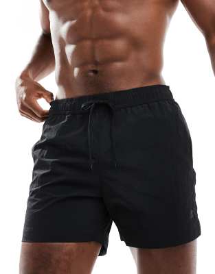 Champion swim shorts in black ASOS