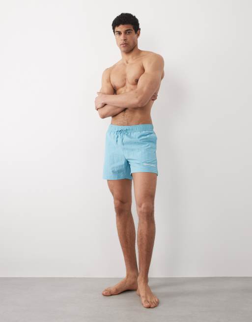 Champion swim shorts in light blue, 2 of 5