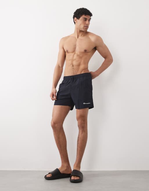 Champion swim shorts in navy, 3 of 5