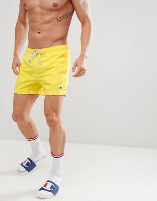 champion yellow shorts